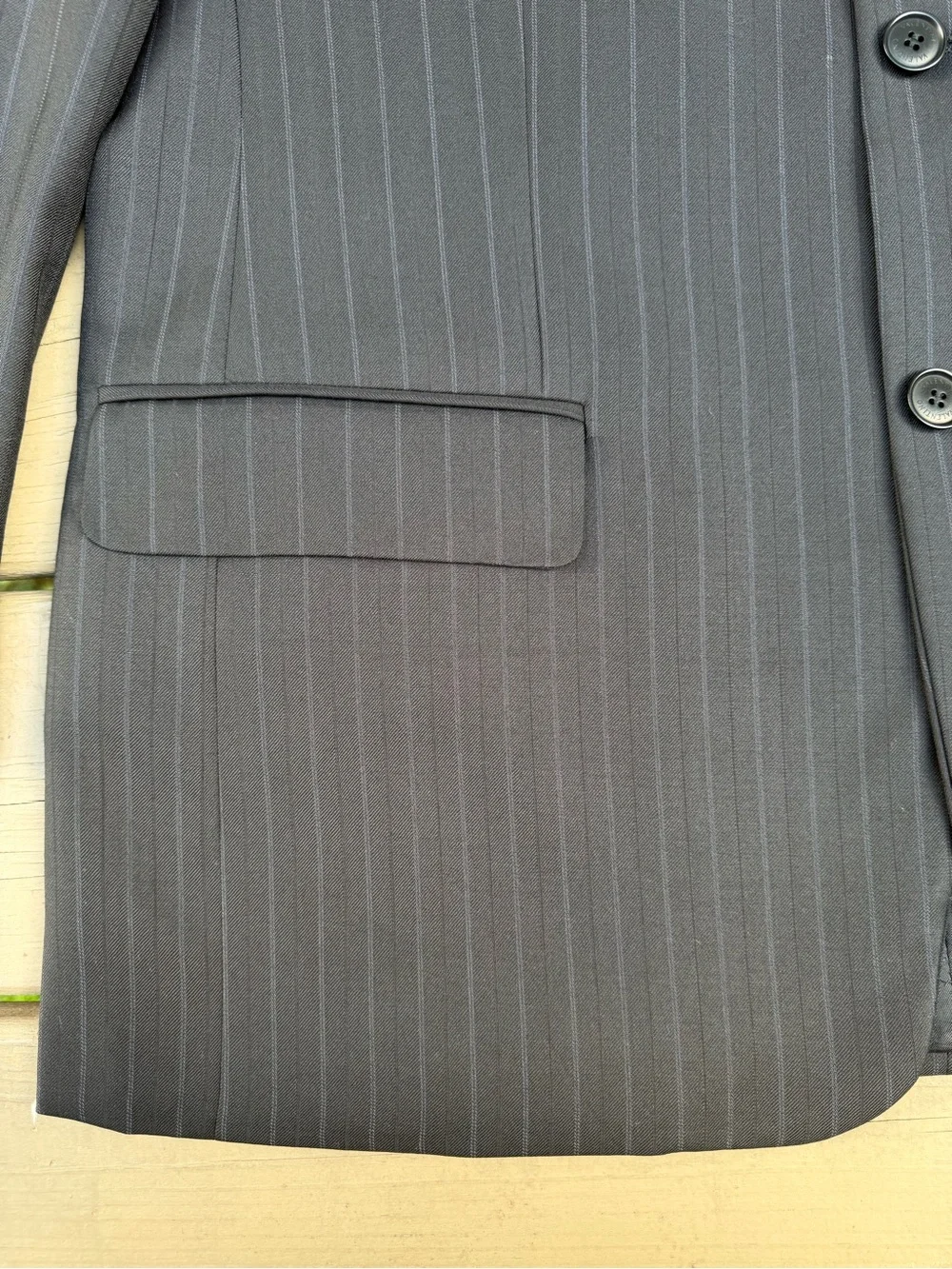Valentino Wool Pinstripe Sport Coat Blazer size 42 R